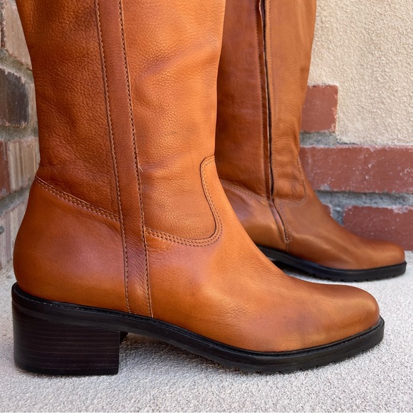 🆕 Banana Republic LISA Genuine Leather Riding Boots | Sz 10 - Picture 3 of 14